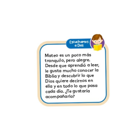 ejemplo de lescuchamos a dios libro de primaria